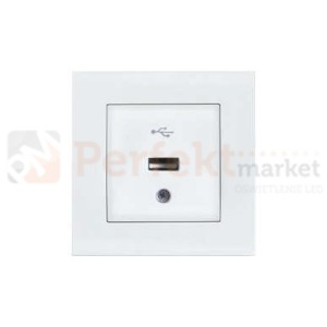 Gniazdo USB białe Viko KARRE ładujące 5V/2A ładowarka