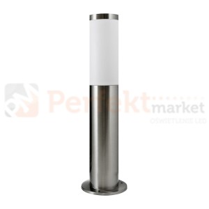 Lampa ogrodowa stojąca Livia 45 cm srebrna IP44 E27 Polux 200501