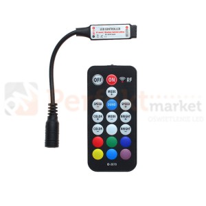 Kontroler LED RGB mini z pilotem RF 72W 12V