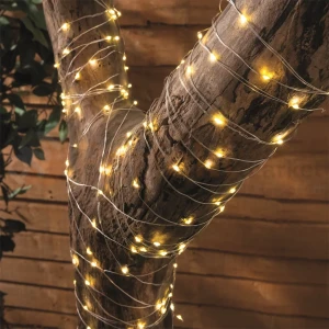 Milagro girlanda ogrodowa solarna MICRO LED 15m 150 LED czarna IP44 EKO0624