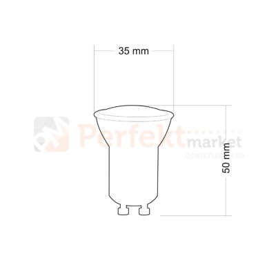 zarowka led gu10 gu11 ciepła do opraw 35mm polux300362 perfektmarket olsztyn.jpg