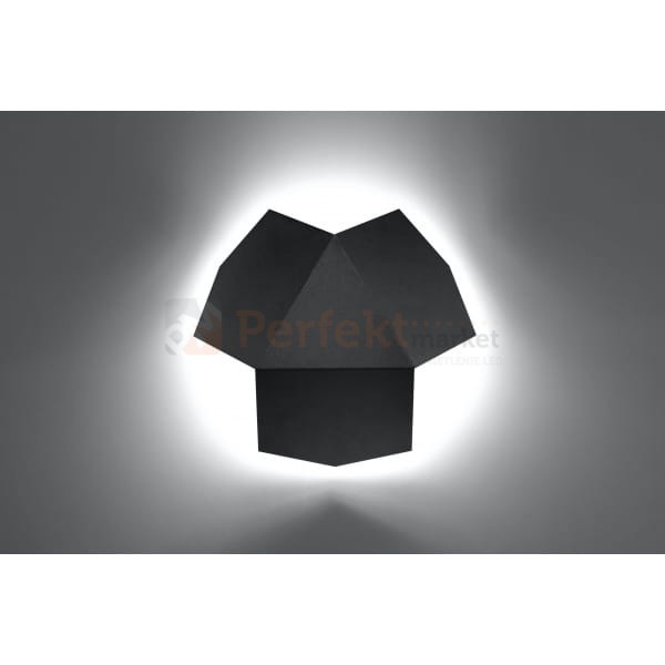 lampa_ścienna kinkiet czarna czarny nowoczesna minimalizm perfektmarket design lampa ścienna trójkątny kinkiet LED tre biały perfektmarket SL.0425 sklep_olsztyn