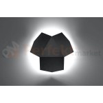 lampa_ścienna kinkiet czarna czarny nowoczesna minimalizm perfektmarket design lampa ścienna trójkątny kinkiet LED tre biały perfektmarket SL.0425 sklep_olsztyn