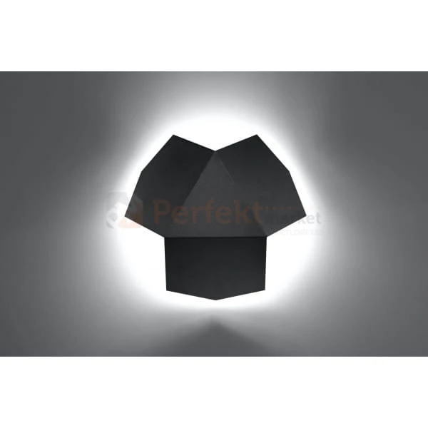 lampa_ścienna kinkiet czarna czarny nowoczesna minimalizm perfektmarket design lampa ścienna trójkątny kinkiet LED tre biały perfektmarket SL.0425 sklep_olsztyn