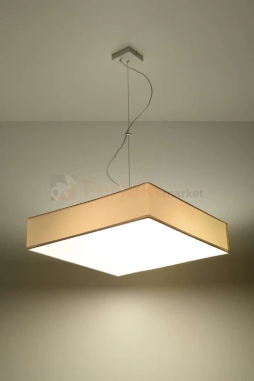 nowoczesna lampa minimal perfektmarket design wisząca sufitowa kwadratowa LED HORUS 45 biała light.jpg