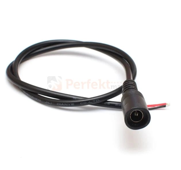 Gniazdo DC 2.1/5.5 z przewodem 45 cm led oswietlenie perfektmarket sklep