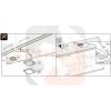 Oprawa meblowa LED kwadratowa olk-4-d 12V 2.5W srebrna perfektmarket oswietlenie wymiary montaż