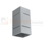 lampa_ścienna kinkiet szara g9 nowoczesna minimalizm design lampa kwadratowa plafon LED blocco szary perfektmarket SL.0479