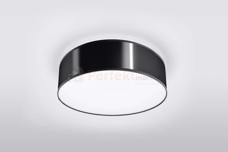nowoczesna minimalizm perfektmarket design lampa sufitowa plafon LED arena 35 czarny light.jpg