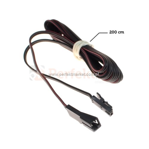 Przewód 2m z wtyczką i gniazdem JSTM mini led oswietlenie perfektmarket sklep