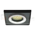 Oprawa halogenowa sufitowa stala pojedyncza kolor szklana czarna gniazdo GU10 LED perfektmarket.jpg