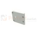 Zaślepka do profili Unico led aluminiowa z otworem biała lawa z otworem oświetlenie_led perfektmarket.jpg