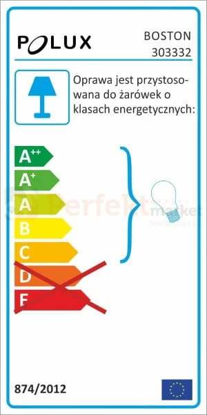 Boston kwadratowy 2xgu10 czarny Polux 303332 sklep perfektmarket etykieta.jpg