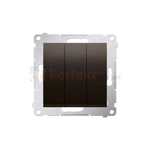 DW31.01/46 Simon 54 Łącznik potrójny brąz mat metalizowany bez ramki perfektmarket