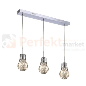 Lampa wisząca LED Bulb 136 Milagro chrom