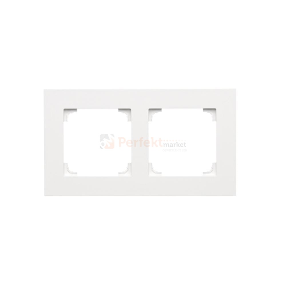 TR2/111 Ramka 2- krotna, biały mat, perfektmarket (0)