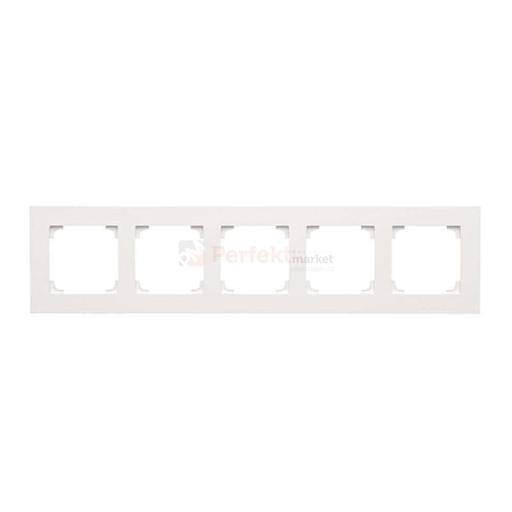TR5/111 Ramka 5- krotna, biały mat, perfektmarket (0)