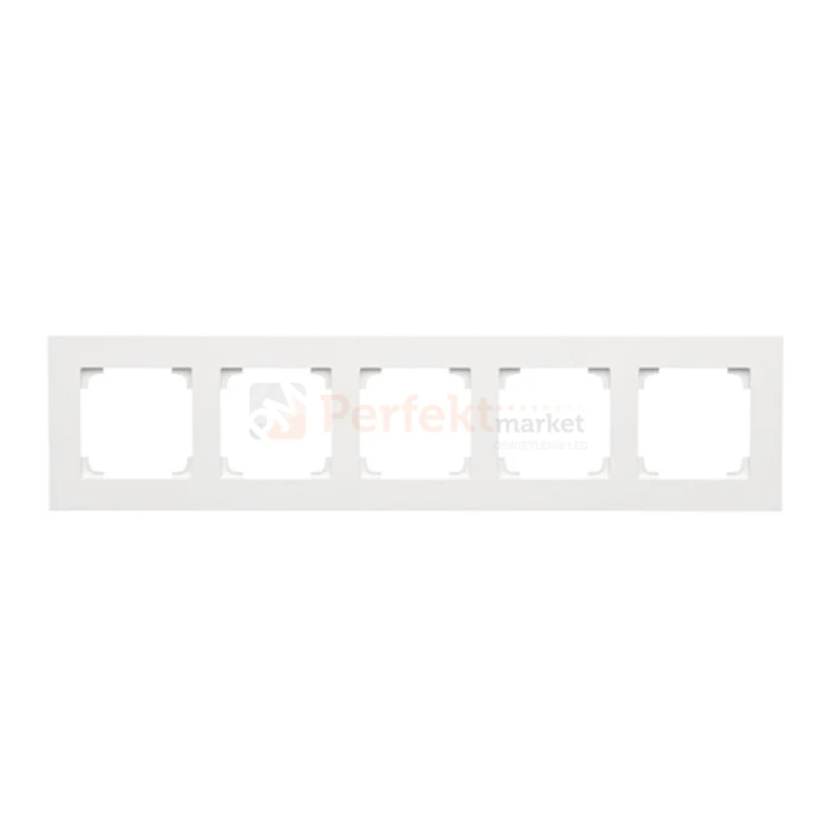 TR5/111 Ramka 5- krotna, biały mat, perfektmarket (0)