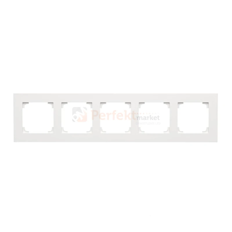 TR5/111 Ramka 5- krotna, biały mat, perfektmarket (2)