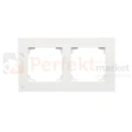 TR2/AB111 Ramka 2- krotna, antybakteryjny biały, perfektmarket (0)