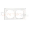 TR2/AB111 Ramka 2- krotna, antybakteryjny biały, perfektmarket (2)