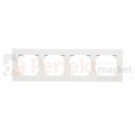 TR4/AB111 Ramka 4- krotna, antybakteryjny biały, perfektmarket (0)