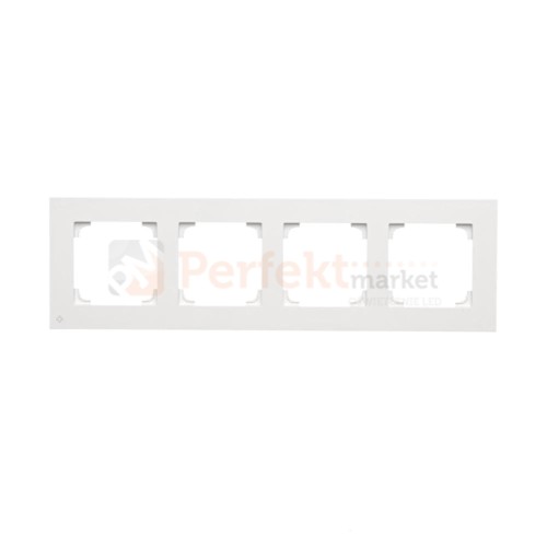 TR4/AB111 Ramka 4- krotna, antybakteryjny biały, perfektmarket (0)