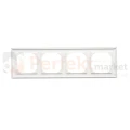 TR4/AB111 Ramka 4- krotna, antybakteryjny biały, perfektmarket (2)