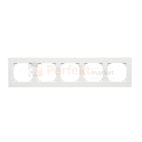 TR5/AB111 Ramka 5- krotna, antybakteryjny biały, perfektmarket (0)