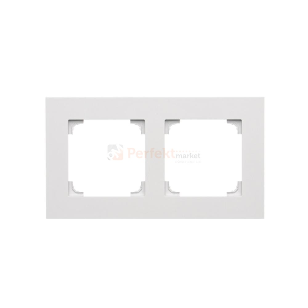 TR2/114 Ramka 2- krotna, jasnoszary mat, perfektmarket (0)