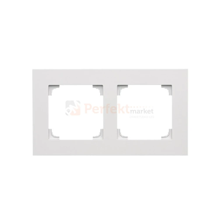 TR2/114 Ramka 2- krotna, jasnoszary mat, perfektmarket (0)
