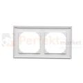 TR2/114 Ramka 2- krotna, jasnoszary mat, perfektmarket (2)