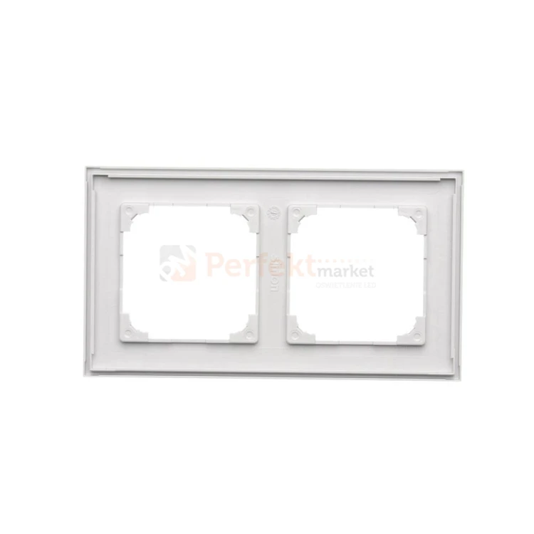 TR2/114 Ramka 2- krotna, jasnoszary mat, perfektmarket (2)