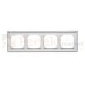 TR4/114 Ramka 4- krotna, jasnoszary mat, perfektmarket (2)