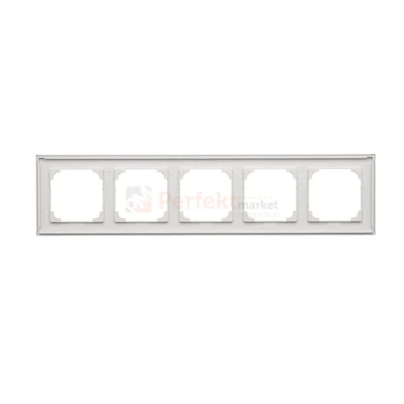 TR5/114 Ramka 5- krotna, jasnoszary mat, perfektmarket (1)