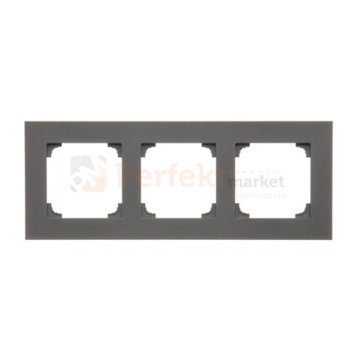 TR3/116 Ramka 3- krotna, grafitowy mat, perfektmarket (0)