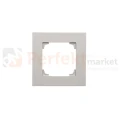 TR1/143 Ramka 1- krotna, aluminium mat, perfektmarket (0)