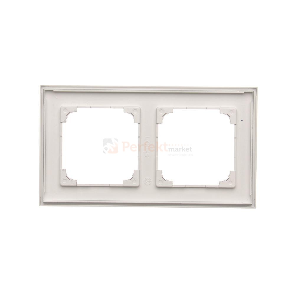 TR2/143 Ramka 2- krotna, aluminium mat, perfektmarket (2)