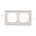 TR2/143 Ramka 2- krotna, aluminium mat, perfektmarket (2)