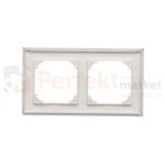 TR2/143 Ramka 2- krotna, aluminium mat, perfektmarket (2)