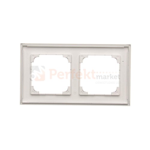TR2/143 Ramka 2- krotna, aluminium mat, perfektmarket (2)