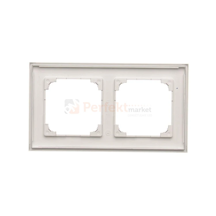 TR2/143 Ramka 2- krotna, aluminium mat, perfektmarket (2)