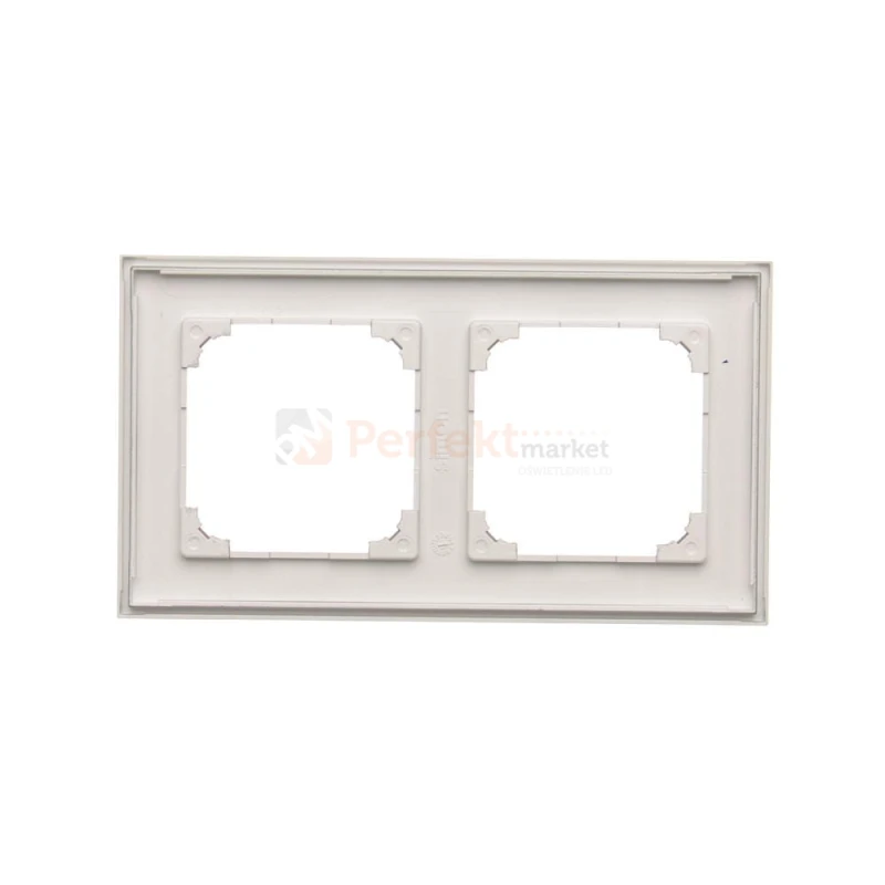 TR2/143 Ramka 2- krotna, aluminium mat, perfektmarket (1)