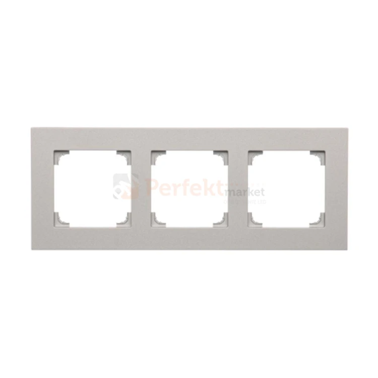 TR3/143 Ramka 3- krotna, aluminium mat, perfektmarket (0)