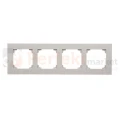 TR4/143 Ramka 4- krotna, aluminium mat, perfektmarket (0)