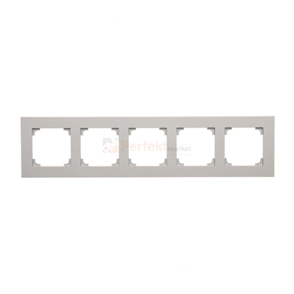 TR5/143 Ramka 5- krotna, aluminium mat, perfektmarket (0)