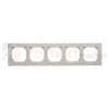 TR5/143 Ramka 5- krotna, aluminium mat, perfektmarket (0)