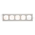 TR5/143 Ramka 5- krotna, aluminium mat, perfektmarket (0)