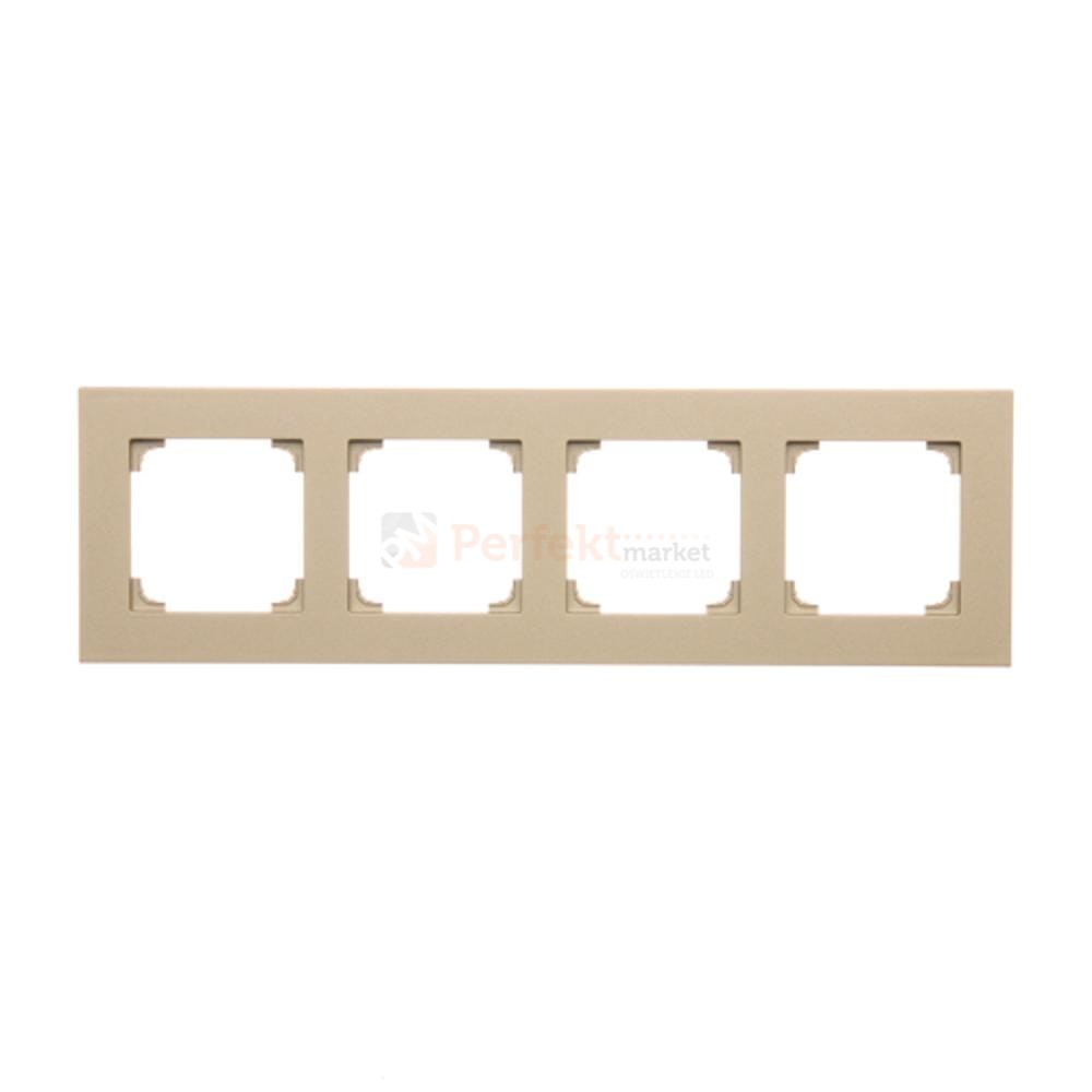 TR4/144 Ramka 4- krotna, szampański mat, perfektmarket (0)