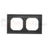 TR2/149 Ramka 2- krotna, czarny mat, perfektmarket (2)